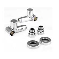 Кран кутовий під ТЕН Mario хром, фото №3