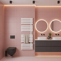 Полотенцесушитель водяной Instal Projekt Popstar POPS-60/120 1190х600 мм белый, фото №1