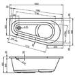 Ванна акриловая Riho Delta BB8300500000000 160х80 см левая, фото 2