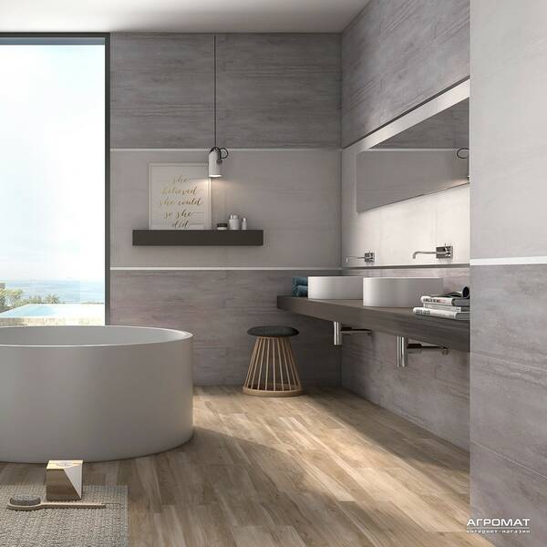 Плитка Geotiles Inox Gris Rect 30x90 см, фото 7