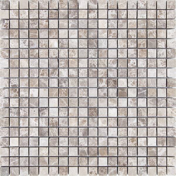 Мозаика Mozaico De Lux C-Mos Emperador Light Tumbled 30х30 см, фото 1