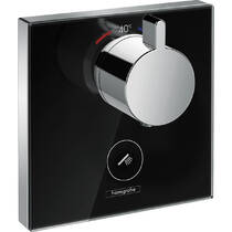 Змішувач прихованого монтажу для душу Hansgrohe ShowerSelect 15735600 з термостатом, чорний/хром, фото №1