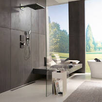 Змішувач прихованого монтажу для душу Hansgrohe ShowerSelect 15735600 з термостатом, чорний/хром, фото №3
