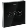 Переключатель потоков скрытого монтажа для душа Hansgrohe ShowerSelect 15736600 черный/хром, фото 1