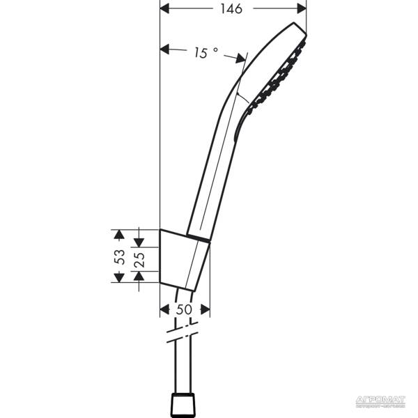 Душовий набір Hansgrohe Croma Select S 26420400, фото 2