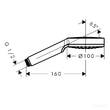 Ручний душ Hansgrohe Crometta 26331400 100 1jet, фото 2