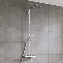 Душова система Hansgrohe Crometta 27320000 Showerpipe з термостатом, фото №1