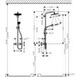 Душова система Hansgrohe Croma 26790000 з термостатом, фото 2