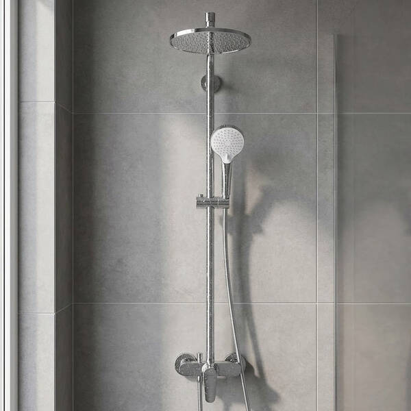 Душова система Hansgrohe Crometta 1jet Showerpipe 27269000, фото 1