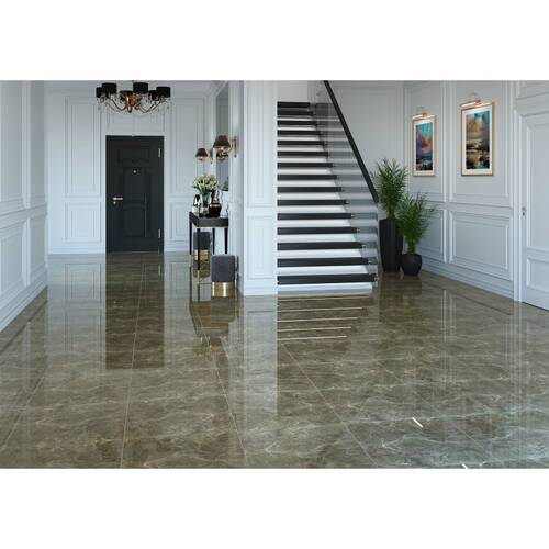 Керамограніт Megagres Grey Stone Qi6P2906M Brown Stone 60x60 см, фото 2