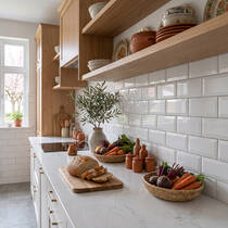Плитка Almera Ceramica Biselado Gms1201B White 10x20 см, фото №1