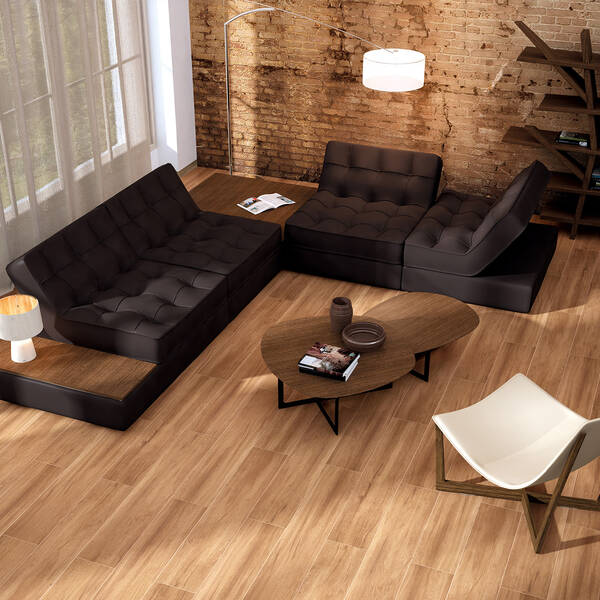 Керамограніт Alaplana Casterly P.E. Caoba 23x120 см
