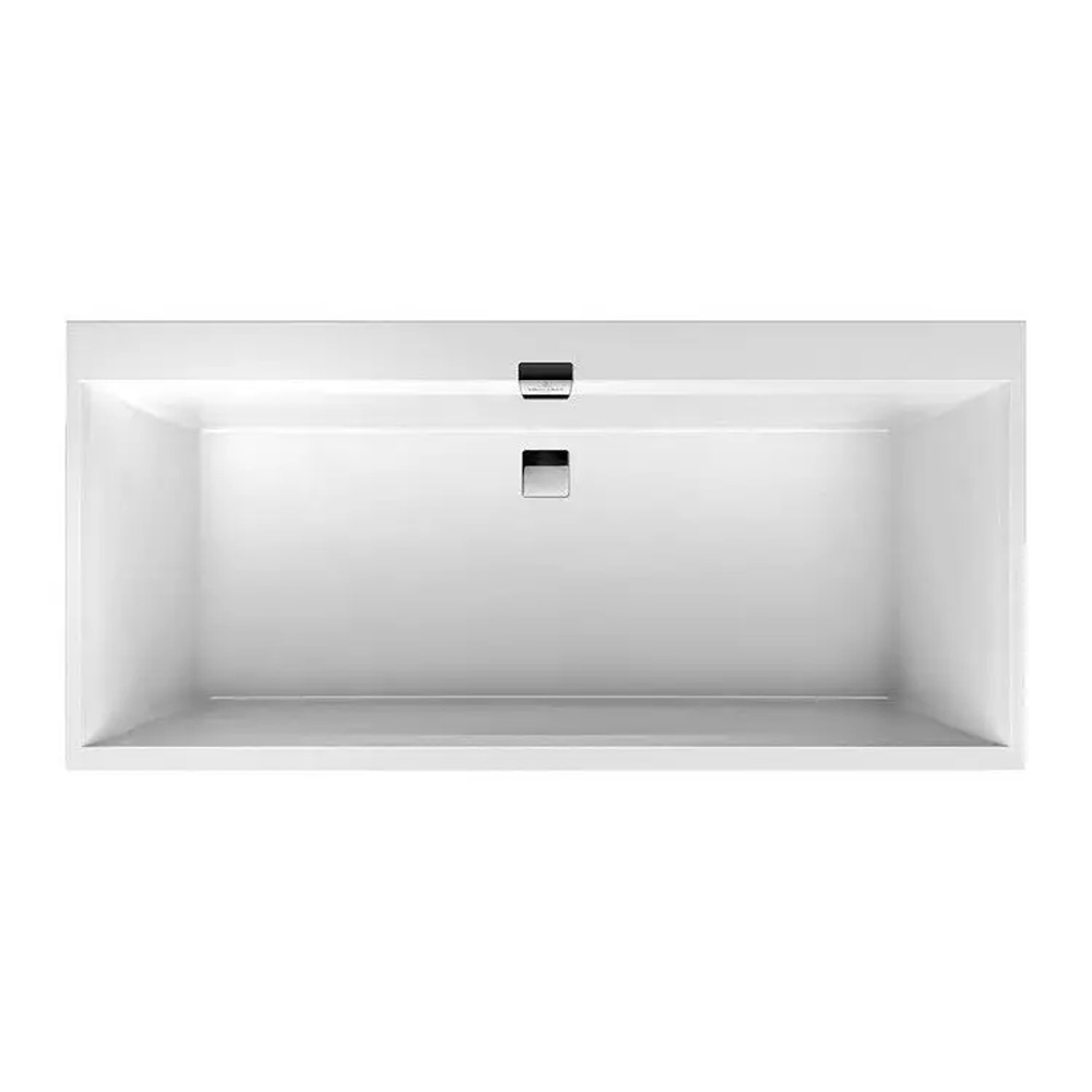 uBQ190SQE2DV-01 SQUARO EDGE 12 Ванна 190х90см, білий (1уп) (1 сорт)