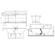 Ванна кварилова Villeroy&Boch SQUARO EDGE uBQ190SQE2DV-01 190х90 см, фото 2