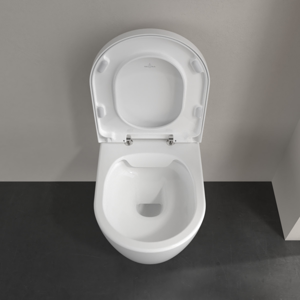 5656HR01 AVENTO Унітаз підвісний DirectFlush з кришкою QuickRelease/SoftClosing, White Alpin (1 сорт)
