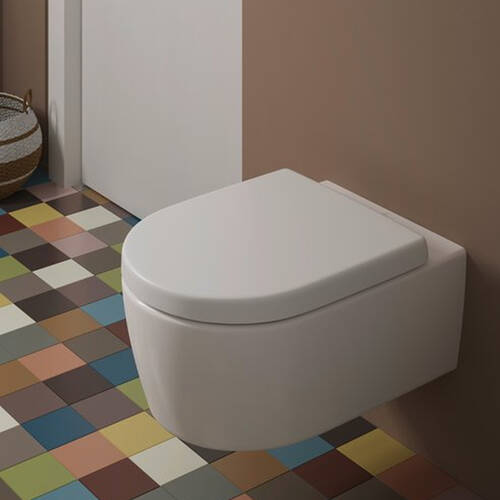 Унітаз підвісний Villeroy&Boch Avento 5656HR01 DirectFlush із сидінням Soft Close, QuickRelease, фото 1