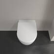 Унітаз підвісний Villeroy&Boch Avento 5656HR01 DirectFlush із сидінням Soft Close, QuickRelease, фото 6