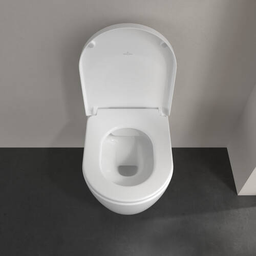 Унітаз підвісний Villeroy&Boch Avento 5656HR01 DirectFlush із сидінням Soft Close, QuickRelease, фото 7