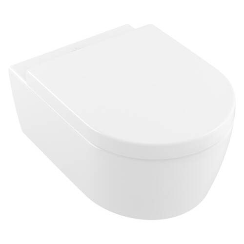 Унитаз подвесной Villeroy&Boch Avento 5656HR01 DirectFlush с сиденьем Soft Close, QuickRelease, фото 1