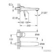 Змішувач прихованого монтажу для раковини Grohe Eurostyle New 29097003, фото 2