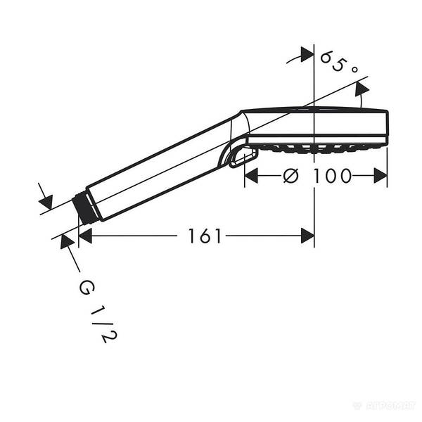 Ручний душ Hansgrohe Crometta Vario 26330400 100, фото 3