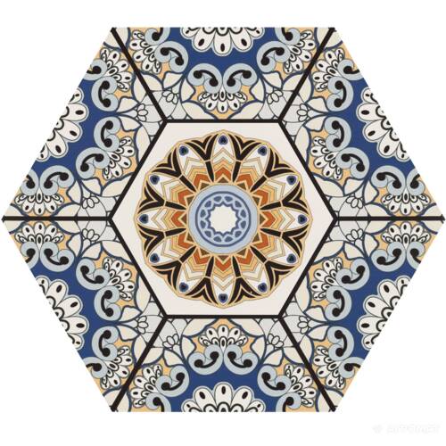 Керамограніт Realonda Sevres Azul 28,5x33 см, фото 2