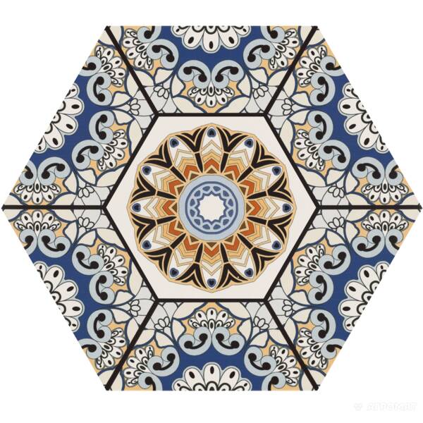 Керамограніт Realonda Sevres Azul 28,5x33 см, фото 2