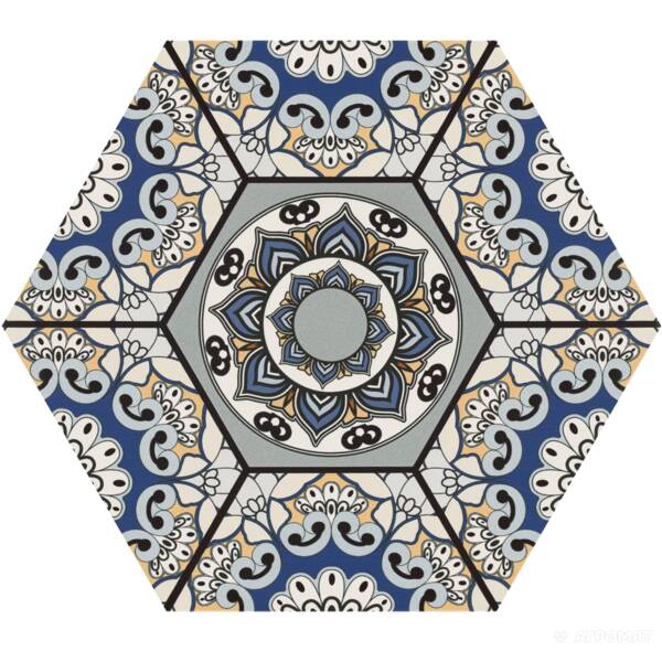 Керамограніт Realonda Sevres Azul 28,5x33 см, фото 8