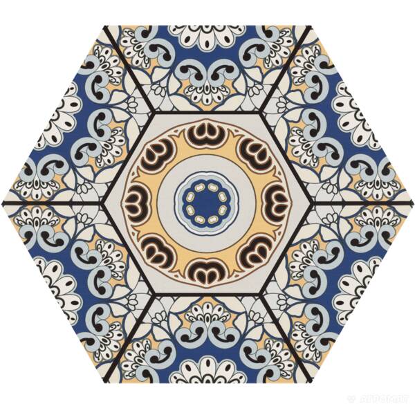 Керамограніт Realonda Sevres Azul 28,5x33 см, фото 9