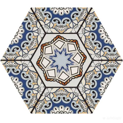 Керамограніт Realonda Sevres Azul 28,5x33 см, фото 10