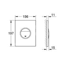 Клавиша смыва Grohe Nova Cosmopolitan 38765000 хром, фото №3