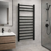 Рушникосушарка електрична Instal Projekt Viking electro VIKE-50/100C31 530х1000 мм чорний мат 175 Вт, фото №4