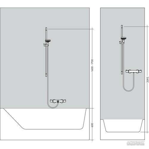Душовий набір Hansgrohe Raindance Select 27802400, фото 2