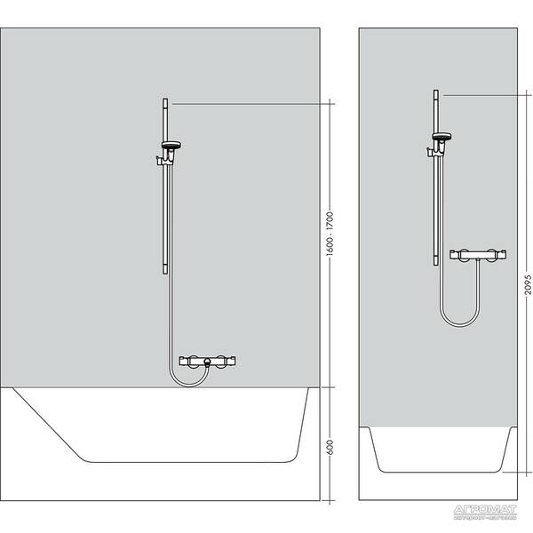 Душовий набір Hansgrohe Raindance Select 27802400, фото 2