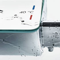 Змішувач для ванни Hansgrohe Ecostat 13141000 з термостатом, фото №6