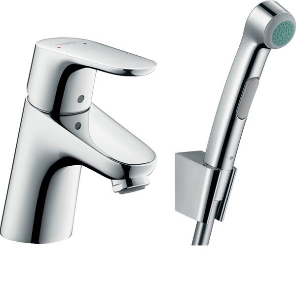 Смеситель для раковины Hansgrohe Focus E2 31926000 с гигиеническим душем, фото 1