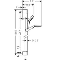 Душовий набір Hansgrohe Crometta 26533400, фото №2