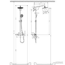 Душевая система Hansgrohe Raindance Select 27115000 с термостатом, фото №2