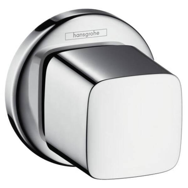Запірний вентиль Hansgrohe Metris E 31677000 зовнішня частина, хром, фото 1