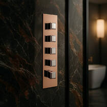 Смеситель скрытого монтажа с термостатом для душа Gessi Eleganza 46208-030 с термостатом, фото №1