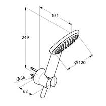 Душевой набор Kludi Freshline 6785005-00 хром, фото №2