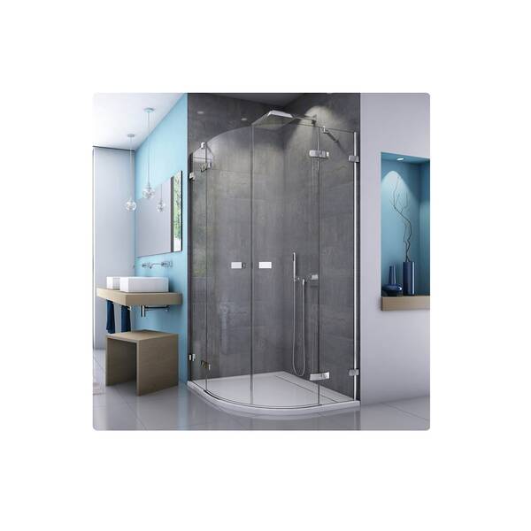 Душова кабіна SanSwiss Escura ESR551005007 100х100 см профіль хром/прозоре скло, фото 1
