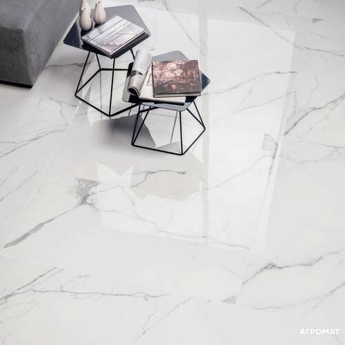 Керамограніт Flaviker SP6110L Supreme Royal Statuario Lux 60x120 см, фото 2