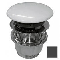 Донний клапан для раковини Cielo PIL01(A) click/clack антрацит, фото №1