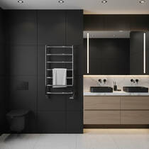 Рушникосушарка водяна Mario Класік 700х430/400 700х430 мм полірована нержавіюча сталь, фото №1