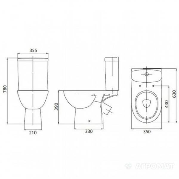 Унітаз-компакт Kolo Freja L79046000 Premium із сидінням з дюропласту Soft-close, фото 4