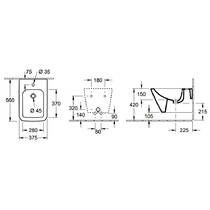 Біде підвісне Villeroy&Boch Finion 446500R1 з покриттям CeramicPlus, фото №3