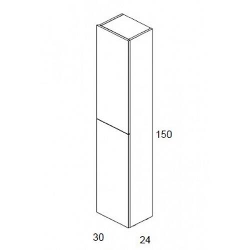 Пенал Royo Look 124895 підвісний білий, фото 3