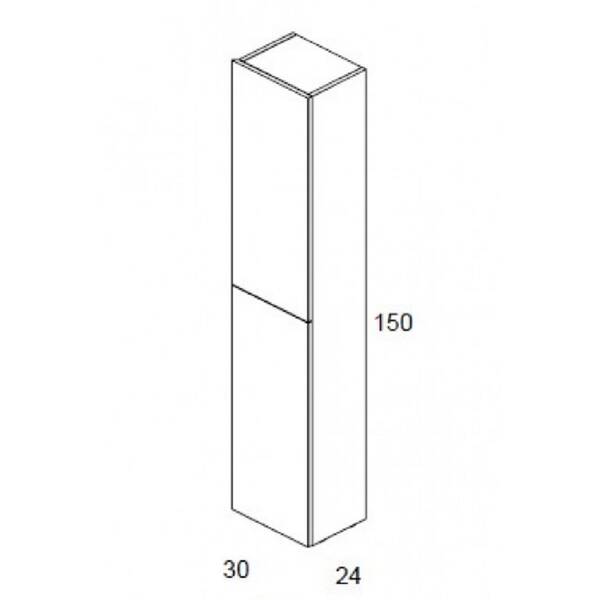 Пенал Royo Look 124895 підвісний білий, фото 3