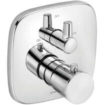 Смеситель скрытого монтажа для ванны/душа Kludi Ambienta 538300575 с термостатом, хром, фото №1